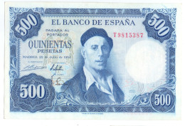 Spain 500 Pesetas 1954 - 500 Pesetas