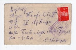 1946. YUGOSLAVIA,SERBIA,DUBOVAC,PARTIZAN MAIL FROM POZAREVAC TO SLOVENIA,CENSOR,TITO - Brieven En Documenten