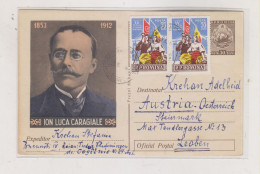 ROMANIA 1960 BUCURESTI Postal Stationery To Austria - Covers & Documents