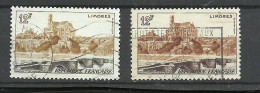 France  N° 1019  Limoges Ocre Et  Gris Oblitéré   B/TB Le  Timbre Type Sur Les Scans Pour Comparer Soldé ! ! ! - Oblitérés