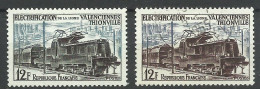 France  N° 1024 Locomotive  Noir Et Bleu   Neuf ( * )   B/TB Le  Timbre Type Sur Les Scans Pour Comparer Soldé ! ! ! - Nuovi