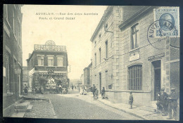 Cpa De Belgique Auvelais -- Rue Des Deux Auvelais -- Poste Et Grand Bazar  STEP24 - Sambreville