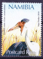 Namibia 2010 MNH, Wattled Crane, Water Birds - Grues Et Gruiformes