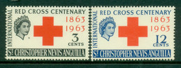 St Christopher Nevis Anguilla 1963 Red Cross Centenary MUH - St.Christopher-Nevis-Anguilla (...-1980)
