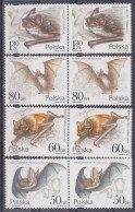 Poland Stamps MNH ZC.3508-11 2po: Bats (2h) - Neufs