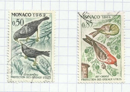Monaco N°588, 589 Cote 4.50€ - Used Stamps