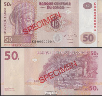 Kongo (Kinshasa) Pick-Nr: 97s Bankfrisch 2007 50 Francs - Non Classificati