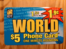 Prepaid Phonecard USA, IDT - Autres & Non Classés