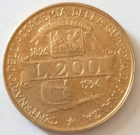 1996 - Italia 200 Lire Guardia Di Finanza ------- - 200 Lire