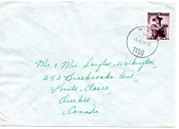 73947 - Österreich - 1971 - S5 Trachten EF A Bf WIEN -> Pointe Claire, PQ (Canada) - Storia Postale