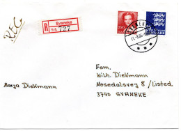 73950 - Dänemark - 1986 - 20Kr Wappen MiF A R-Bf SVANEKE -> Westdeutschland - Covers & Documents