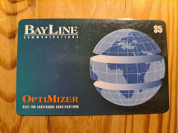 Prepaid Phonecard Canada, Bay Line Communications, Optimizer - Canada