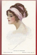 ILLUSTRATEUR : HARRISON FISHER - JEUNE FEMME,  PORTRAIT - THE PINK OF PERFECTION - REINTHAL & NEWMAN N-Y -  N° 404 - Fisher, Harrison