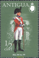 721689 MNH ANTIGUA 1974 UNIFORMES MILITARES - Autres & Non Classés