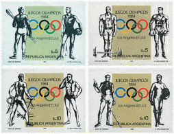 52488 MNH ARGENTINA 1984 23 JUEGOS OLIMPICOS VERANO LOS ANGELES 1984 - Unused Stamps