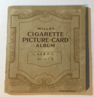 WILLS’S CIGARETTE PICTURE CARD ALBUM COMPLETO GARDEN HINTS - Andere & Zonder Classificatie