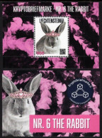 Liechtenstein - 2023 - The Rabbit - Crypto Stamp No. 6 - Mint Souvenir Sheet With Crypto Value - Neufs