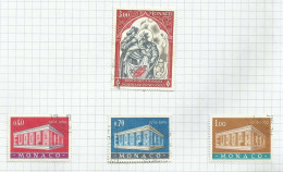 Monaco N°788 à 791 Cote 5.10€ - Used Stamps