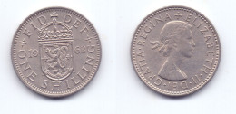 Great Britain 1 Shilling 1963 Scottish Crest - I. 1 Shilling
