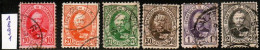 Luxembourg , Luxemburg ,1891, MI 57  59, 62, 63, 64, 65, GROSSHERZOG ADOLF, GESTEMPELT,OBLITERE, - 1895 Adolphe De Profil