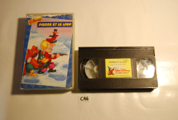 CA6 K7 - Cassette Vidéo VHS - PIERRE ET LE LOUP - DISNEY - Kinderen & Familie