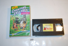 CA7 K7 - Cassette Vidéo VHS - CHANTONS ENSEMBLE - IL EN FAUT PEU POUR ETRE HEUREUX - Kinderen & Familie