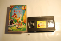 CA7 K7 - Cassette Vidéo VHS - BAMBI - DISNEY - Cartoons