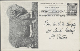 South Australia - Postal Stationery: 1908, 1d Black QV Postcard Scenic Issue 'HI - Autres & Non Classés