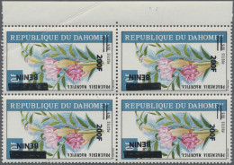 Benin: 2008/2009. Block Of 4 '200F On 60F' (original Stamp Dahomey #645, Showing - Benin – Dahomey (1960-...)