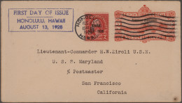 Hawaii - Postal Stationary: 1928, 2c Carmine Overprinted "HAWAI 1778-1928", Tied - Hawaii