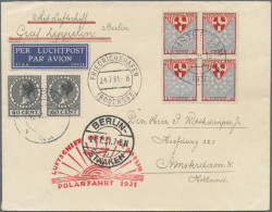 Zeppelin Mail - Germany: 1931, Polarfahrt, Zuleitung Niederlande, Brief Von Frie - Airmail & Zeppelin