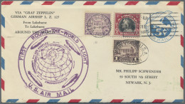 Zeppelin Mail - Overseas: 1929. Cover Flown On The Graf Zeppelin's USA-Germany W - Zeppeline