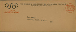 Thematics: Olympic Games: 1940, Tokyo, Preprinted Envelope "The Organizing Commi - Other & Unclassified