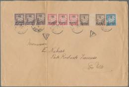 French PO In Egypt - Postage Dues: 1922 Cover Addressed To 'E. Nahas, Poste Rest - Other & Unclassified