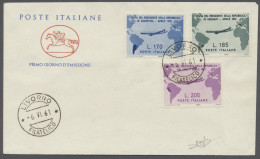 Italy: 1961, Reise Des Italienischen Staatspräsidenten Nach Südamerika, Der Ursp - 1961-70: Poststempel