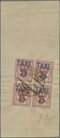 Italy - Trentino: 1919 Postage Due Stamp "TAXE/5" On 2c. In Block Of Four Used O - Trentino