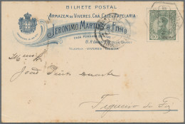 Portugal - Postal Stationery: 1910 P/s Card 10r. Printed To Private Order, Used - Ganzsachen