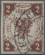 Lübeck - Marken Und Briefe: 1859, 2 Sch. Rötlichbraun, Mit Ortsstempel LÜBECK - - Luebeck