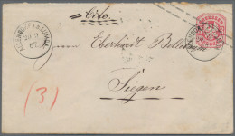 Preußen - Ortsstempel: 1867, "ALLENDORF A.D.LUMDA 20.9.67", Zwei Glasklare Absch - Other & Unclassified