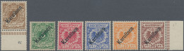 Deutsche Kolonien - Karolinen: 1899, 3 Pfg. - 50 Pfg., Diagonaler Aufdruck, Sind - Caroline Islands