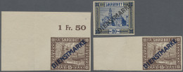 Deutsche Abstimmungsgebiete: Saargebiet - Dienstmarken: 1922, Freimarken 15 C Mi - Dienstmarken