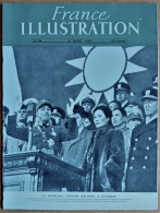 France Illustration N°23 09/03/1946 Tchang Kaï-Chek à Changaï/Fin Du Fascisme En Italie/Ambassade URSS/Suisse/Egypte - Testi Generali