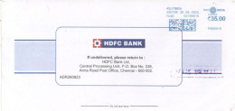 INDIA - 2023 - POSTAL FRANKING MACHINE COVER TO DUBAI.. - Covers & Documents