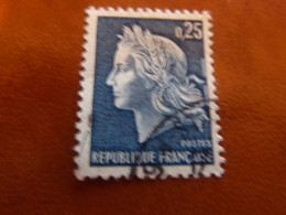 Marianne De Cheffer - 25c. - Yt 1535 - Bleu - Oblitéré - Année 1967 - - 1967-1970 Marianne Van Cheffer