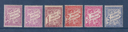 Monaco Taxe - YT N° 18 à 26 - Neuf Avec Charnière - Non Complète - 1926 à 1943 - Taxe
