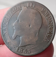 Monnaie 5 Centimes 1865 A Napoléon III - 5 Centimes
