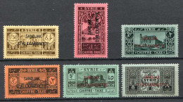 Réf 82 > ALEXANDRETTE < TAXE N° 1 à 6 * Neuf Ch. Infime - MH * --- >  6 Valeurs Série Complète - Unused Stamps