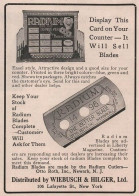 Radium Blades Advertising Publicité Lames Rasoir (Photo) - Objets