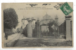 La Côte-Saint-André (38) : Les Grilles Du Parc Prise De La Place Du Séminaire En 1911 (animé) PF - La Côte-Saint-André