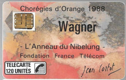 CARTE-PUBLIC-F24-120U-SC3-1988-WAGNER-V°N°6Pe 102784-Utilisé--TBE/LUXE - 1988